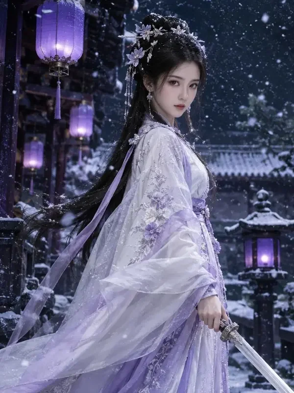 ai短剧《冷宫春事：她的春天来得晚》封面，古装题材短剧